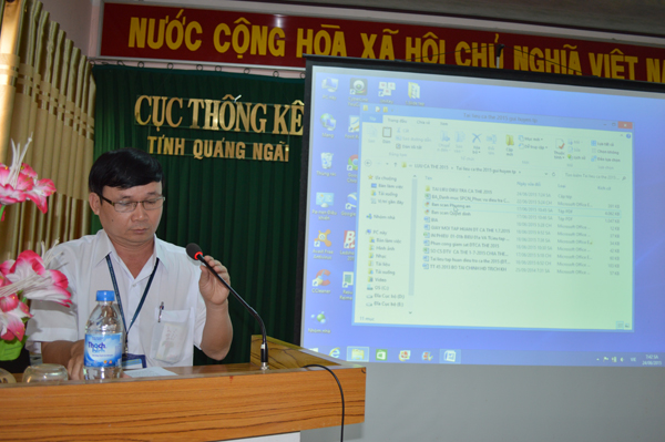 Cục Thống kê tỉnh Quảng Ngãi tổ chức Hội nghị tập huấn điều tra Cá thể 2015
